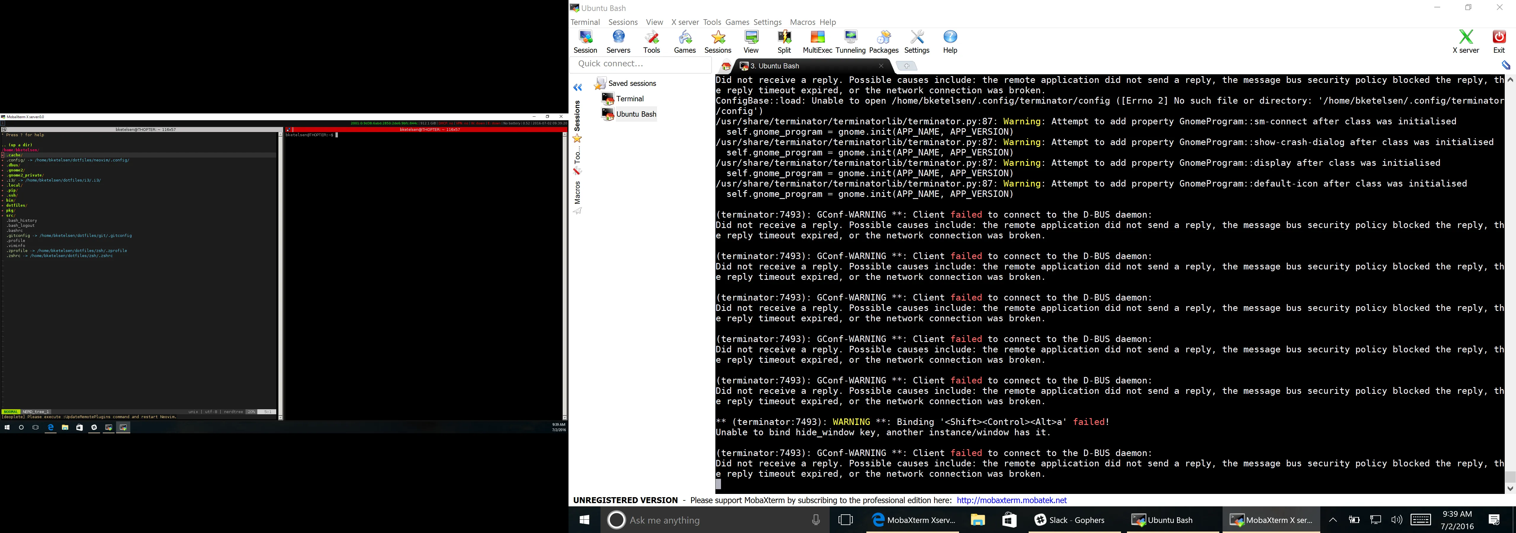 i3 in MobaXTerm
